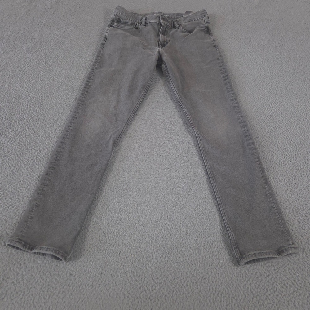 Banana Republic Jeans Mens 32x32 Gray Slim Legacy Slim Leg Cotton Blend Stretch